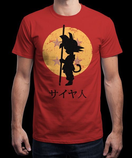 Camiseta Dragon Ball Roja