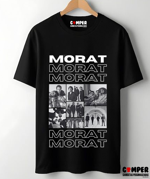 Camiseta Artistas Negra Morat