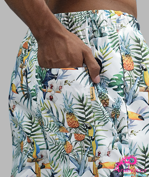 Pantaloneta Blanca Tucanes